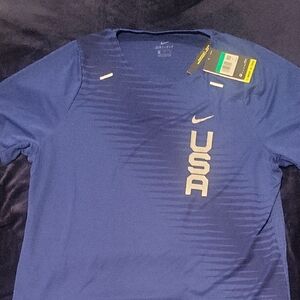 Nike Men's Blue USA Dri-FIT Tee